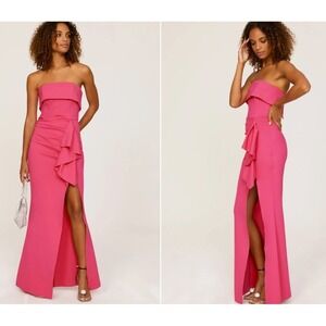 Elliatt Across Gown Dress Maxi Strapless